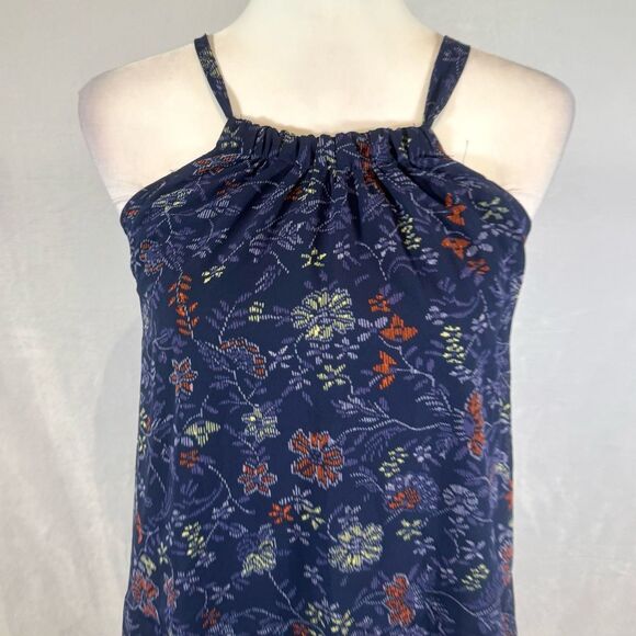 ModCloth Illuminated Elegance purple floral chiffon midi dress size small - Picture 2 of 5